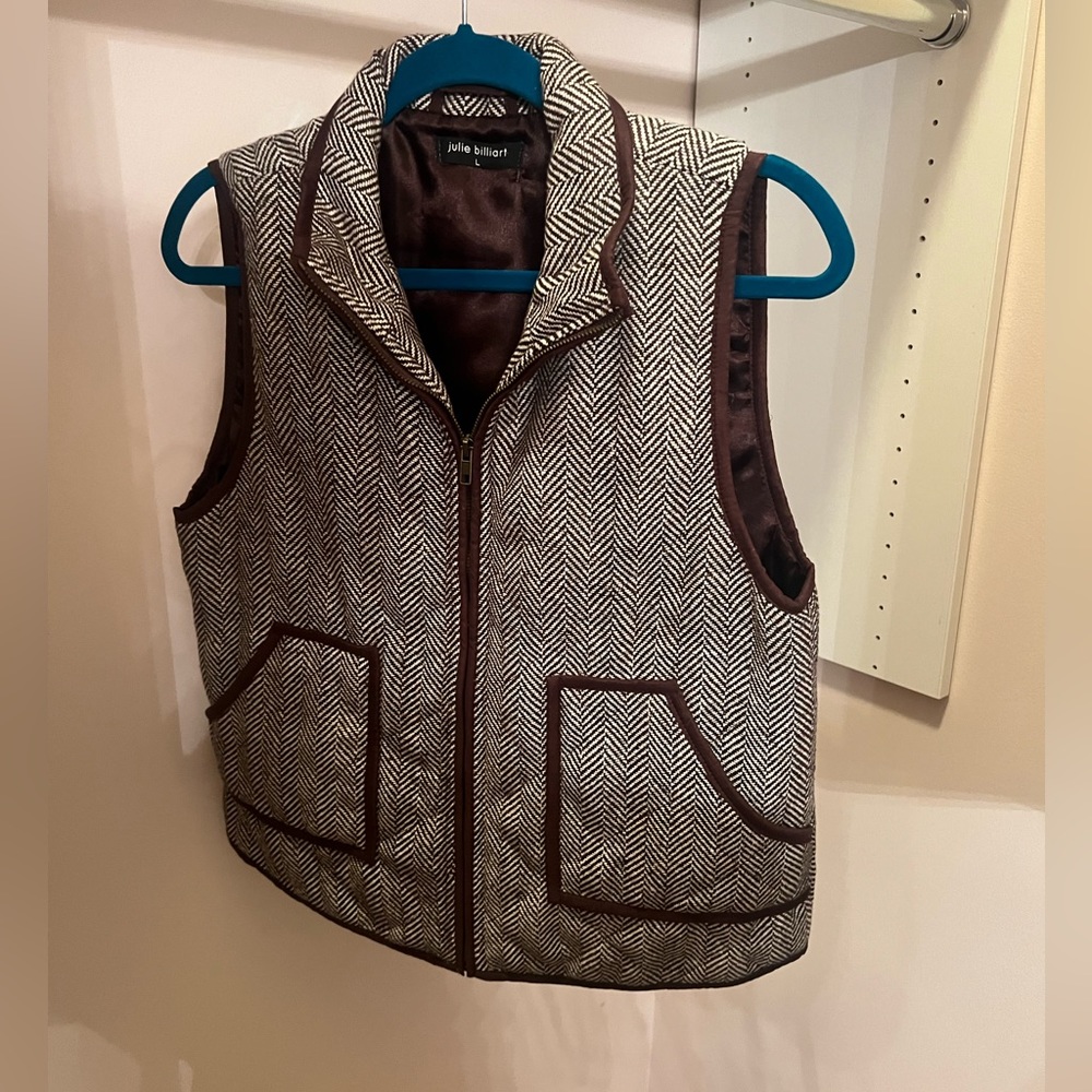 Julie Billiart Chevron Brown Vest